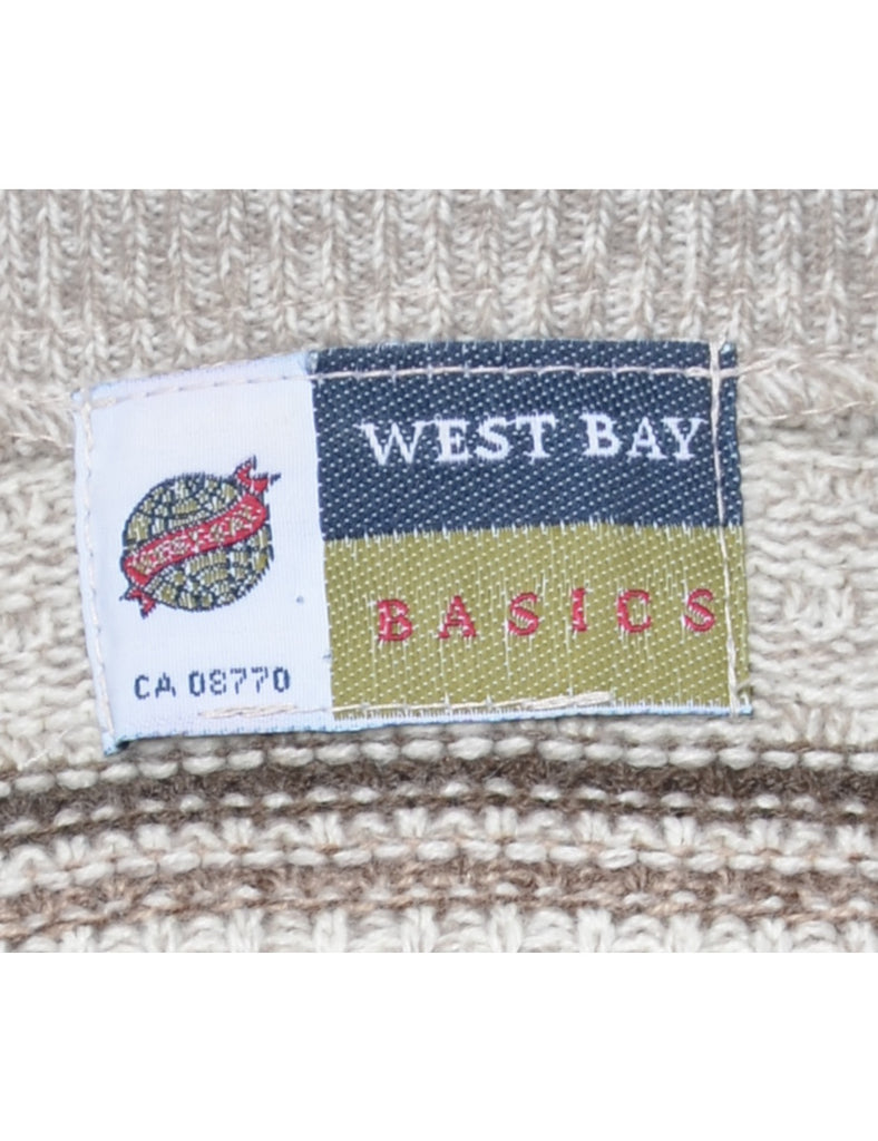 Geometric Pattern Jumper - L