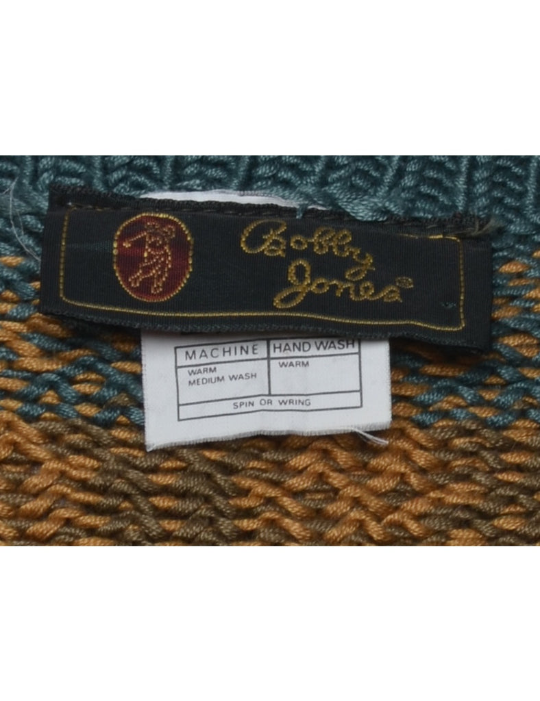 Geometric Pattern Jumper - L