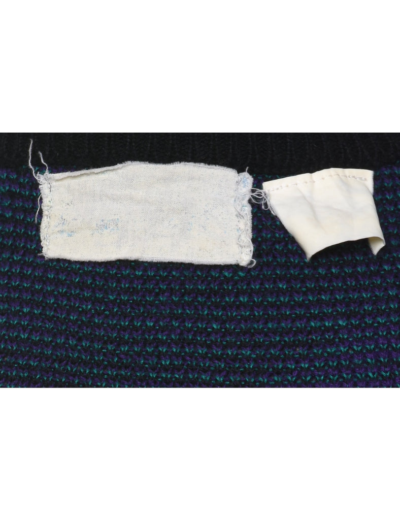 Geometric Pattern Jumper - L