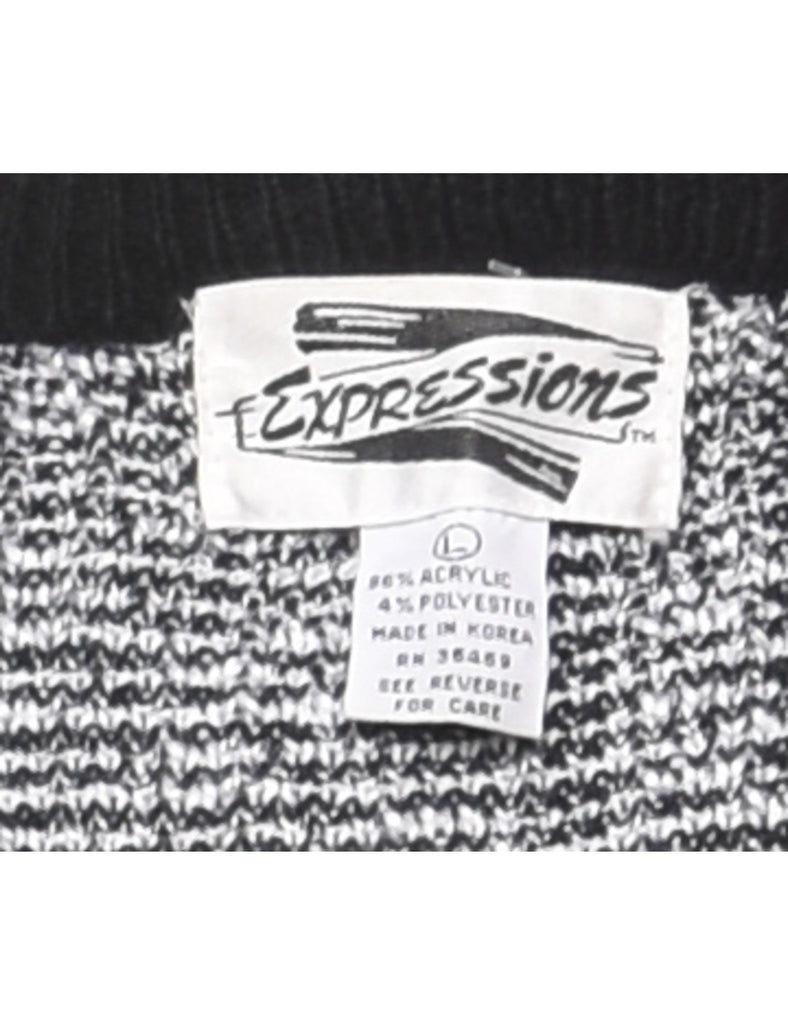 Geometric Pattern Jumper - L