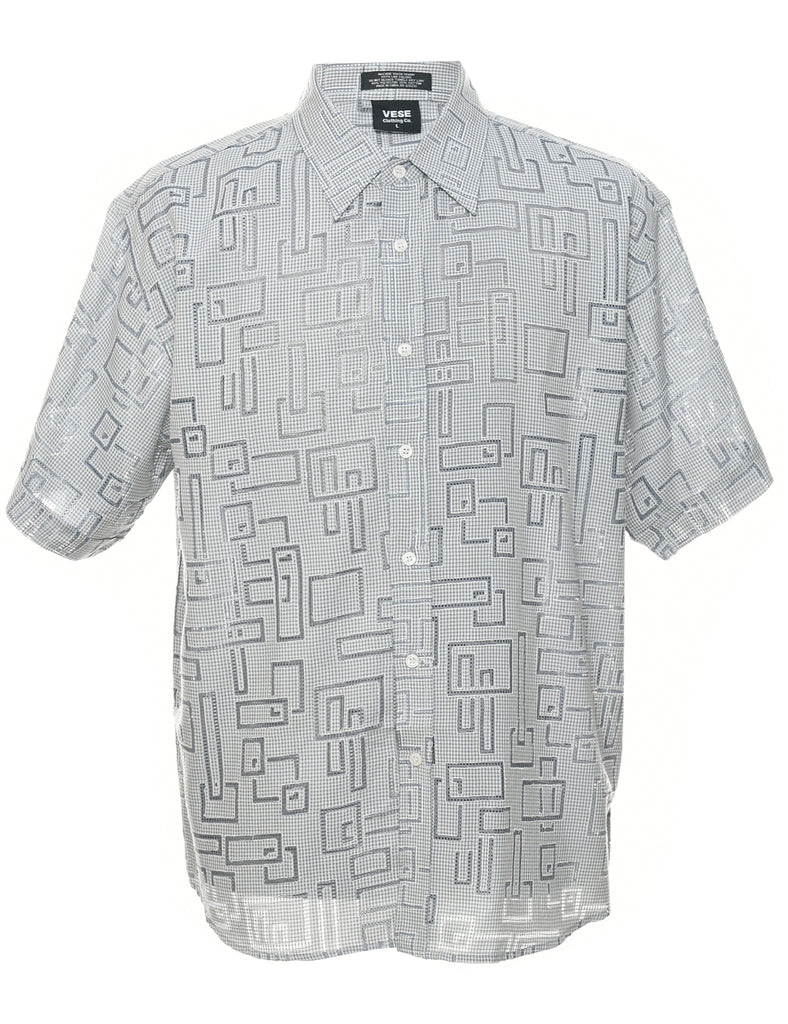 Geometric Pattern Shirt - L