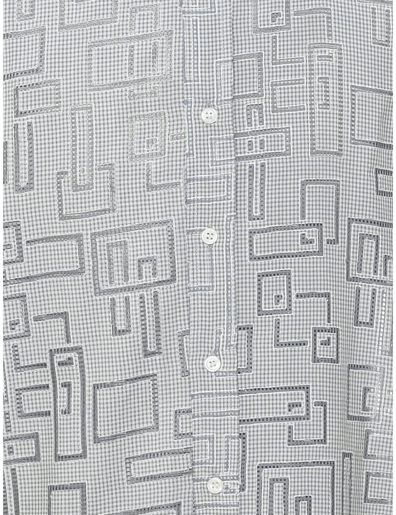 Geometric Pattern Shirt - L