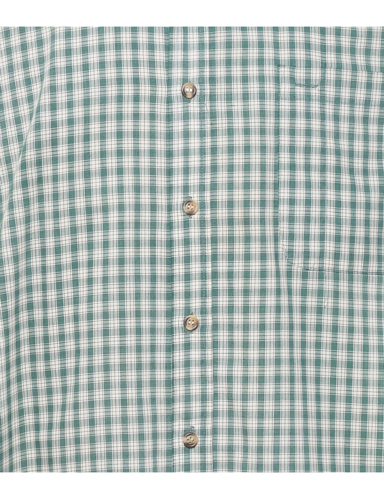 Green Checked Shirt - L
