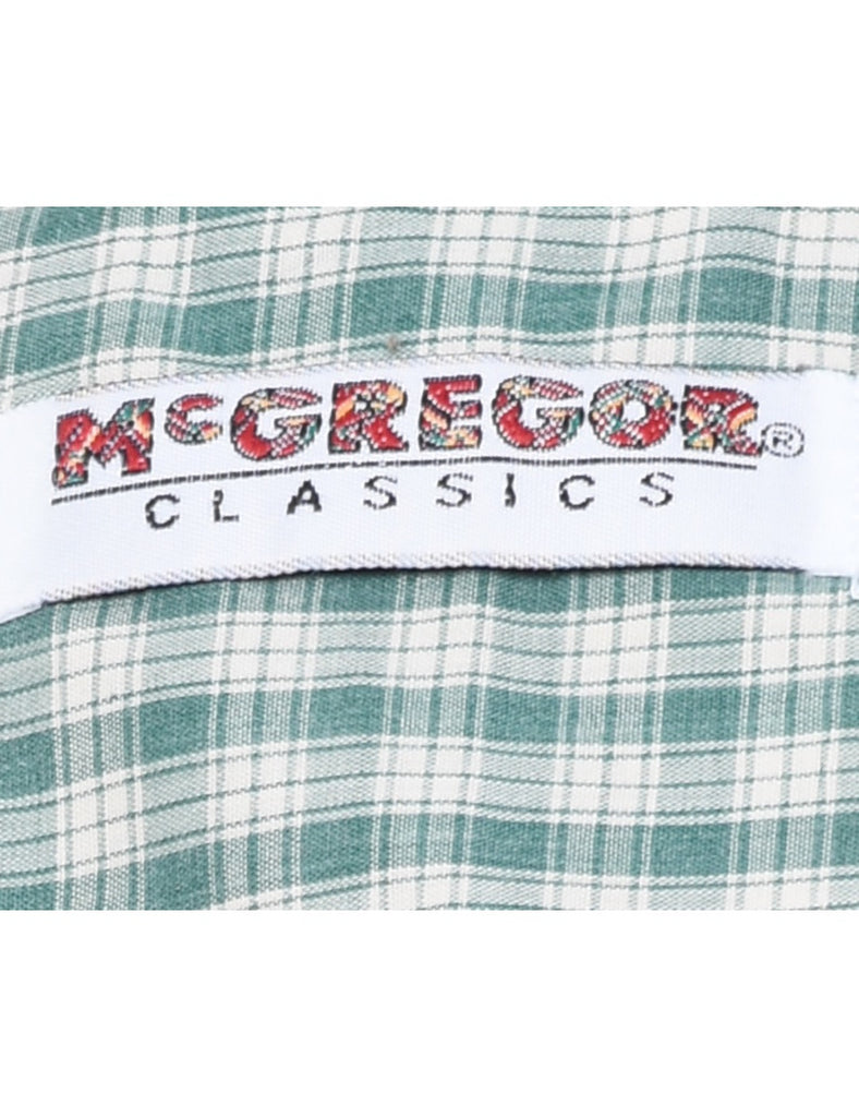 Green Checked Shirt - L