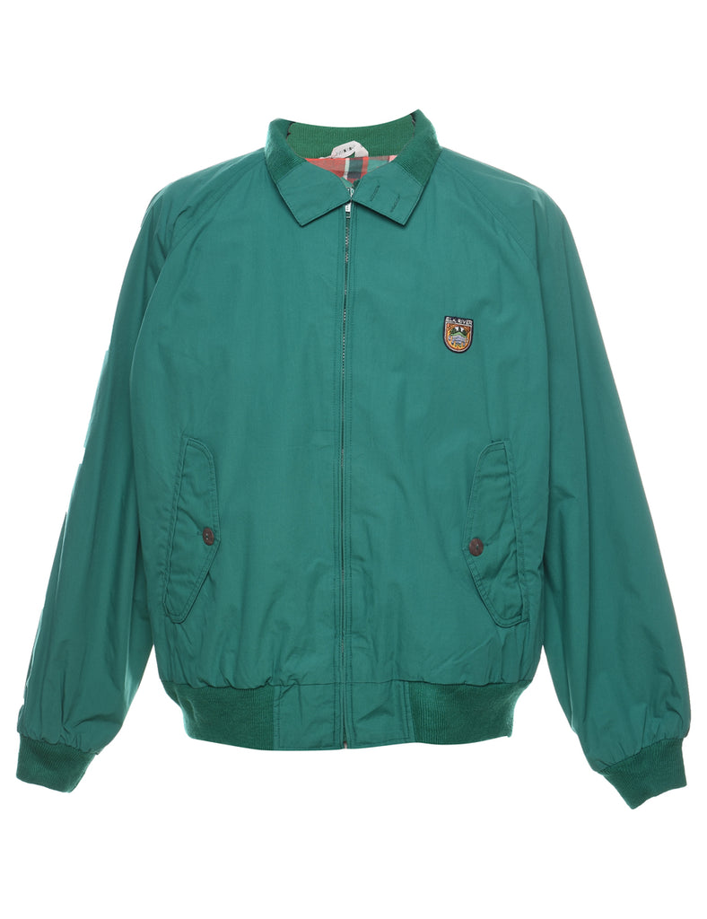 Green Classic Zip-Front Jacket - XL