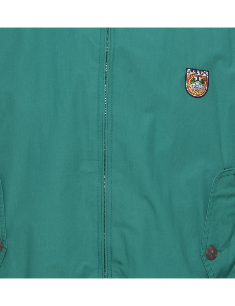 Green Classic Zip-Front Jacket - XL