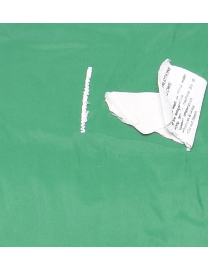 Green Corduroy Baseball Style Jacket - XL