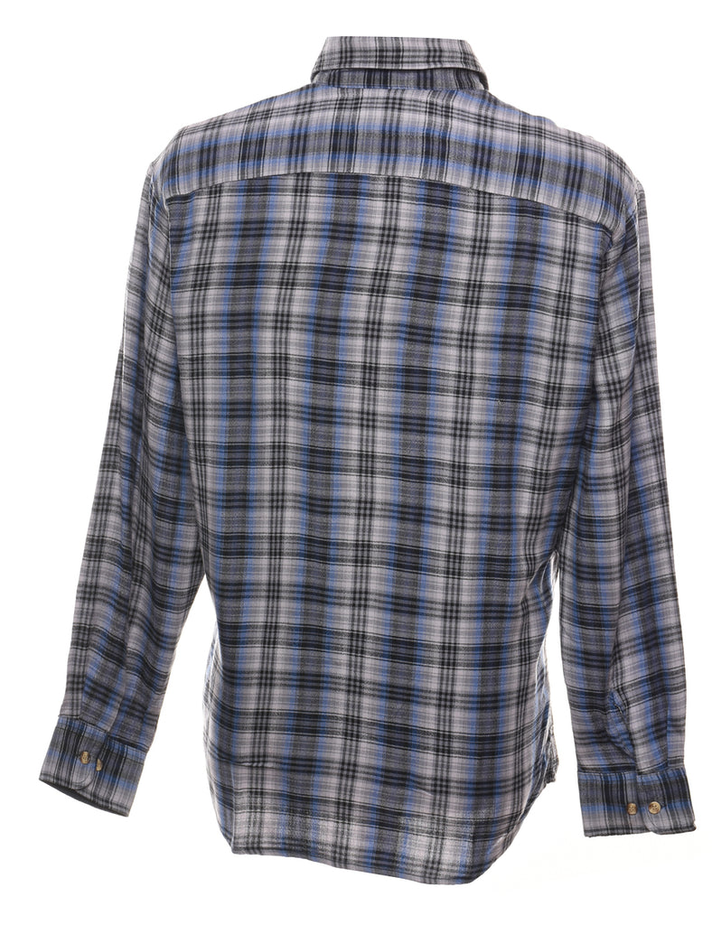 Grey Checked Shirt - L