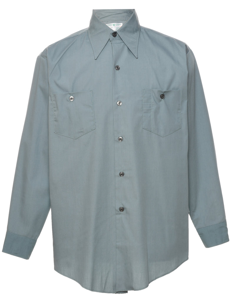 Grey Classic 1970s Shirt - L