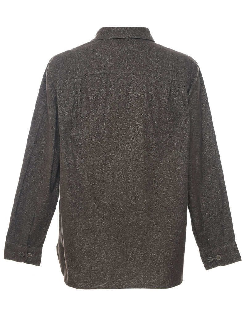 Grey Classic Flannel Shirt - L