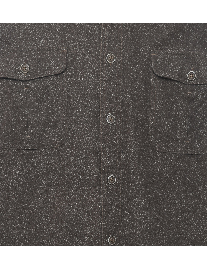 Grey Classic Flannel Shirt - L