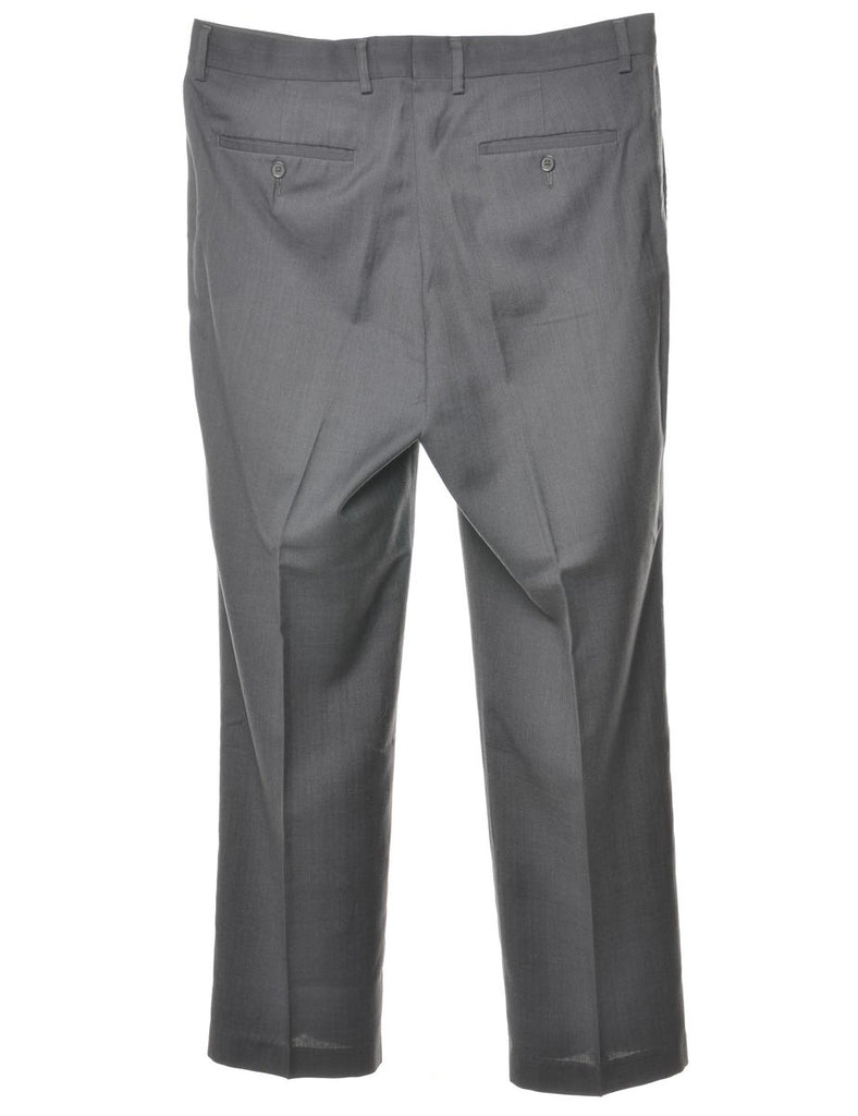 Grey Classic Suit Trousers - W36 L32