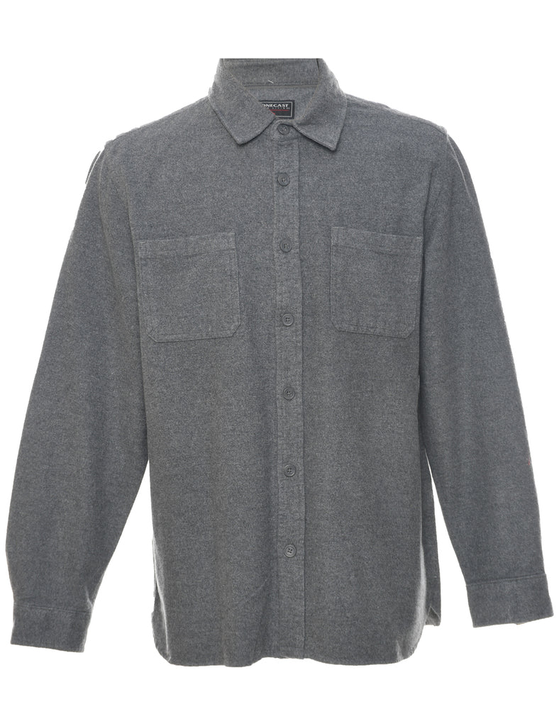 Grey Flannel Shirt - L