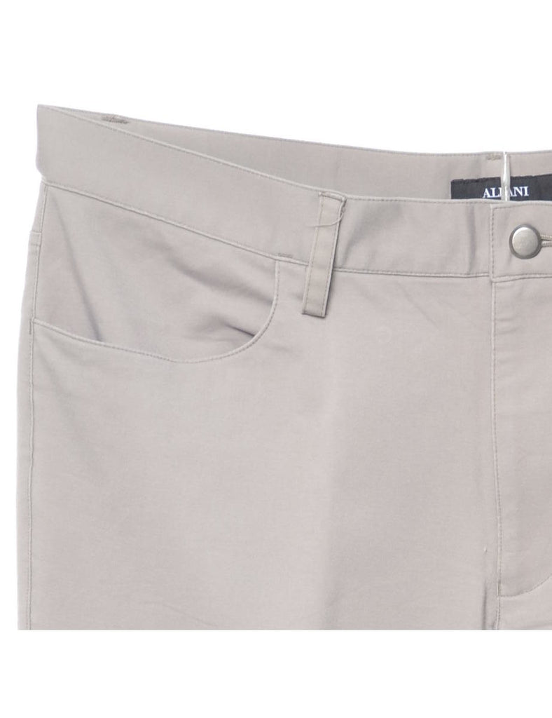 Grey Straight-Leg Chinos - W36 L32
