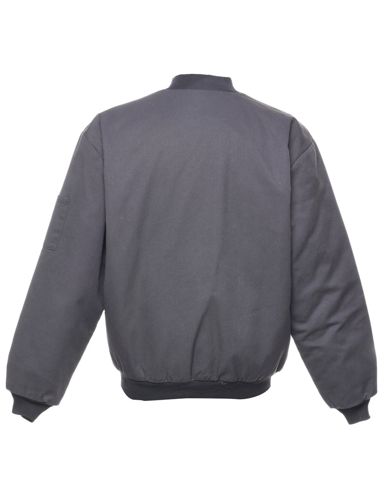 Grey Workwear Bomber Jacket - L
