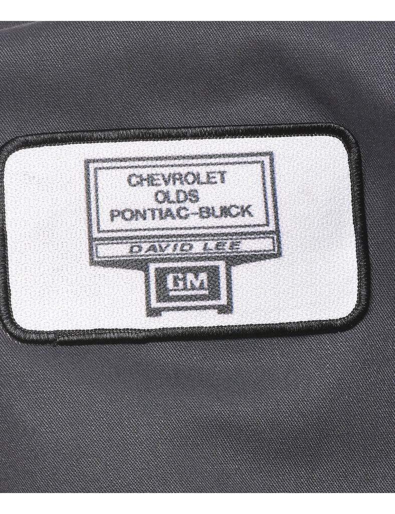 Grey Workwear Bomber Jacket - L