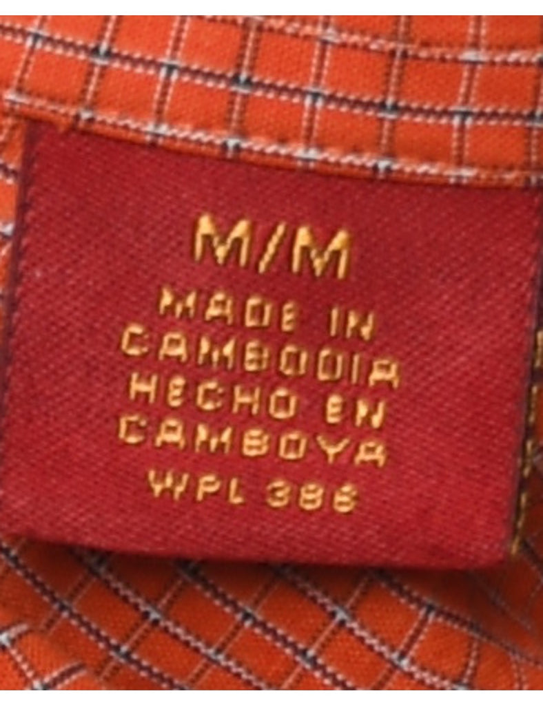Haggar Checked Shirt - M