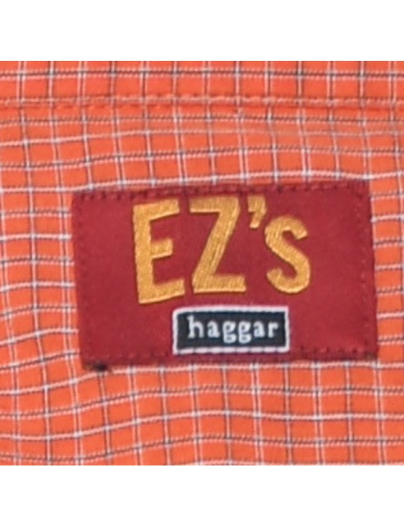 Haggar Checked Shirt - M