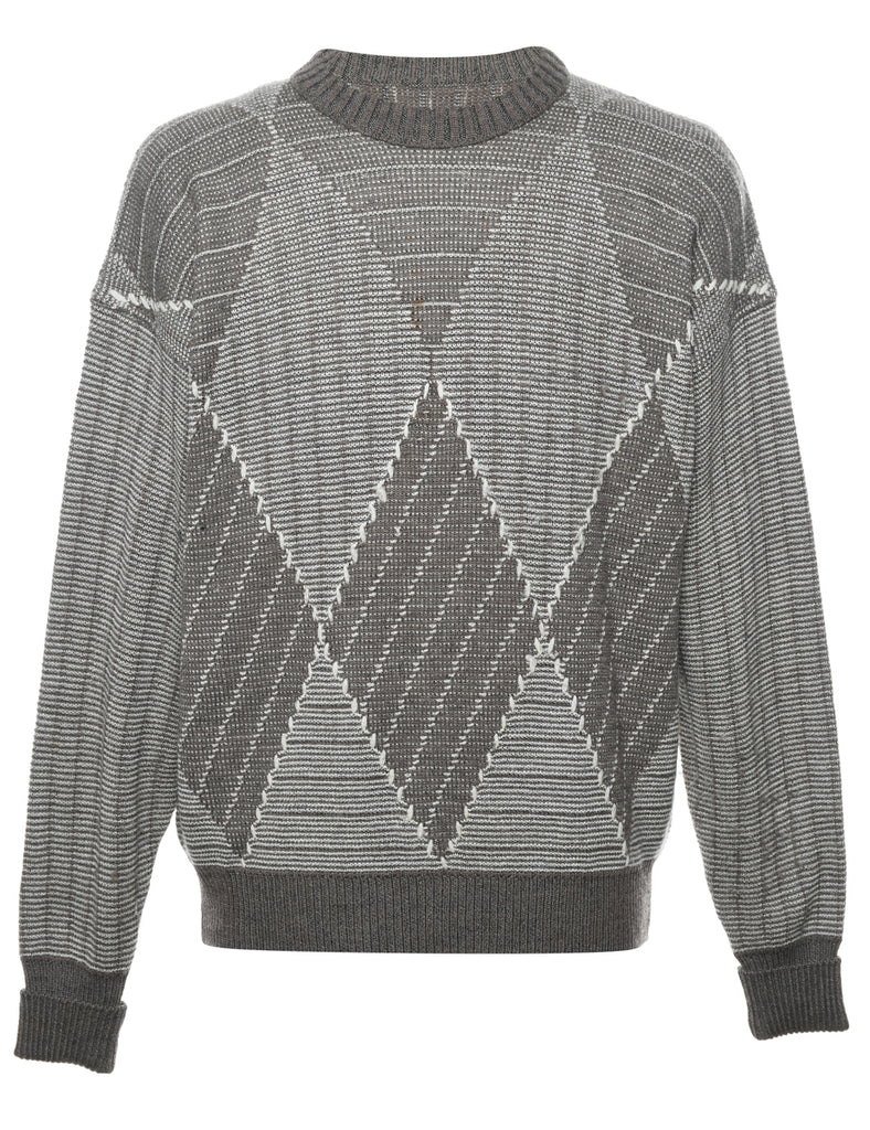 Harlequin Pattern Jumper - M