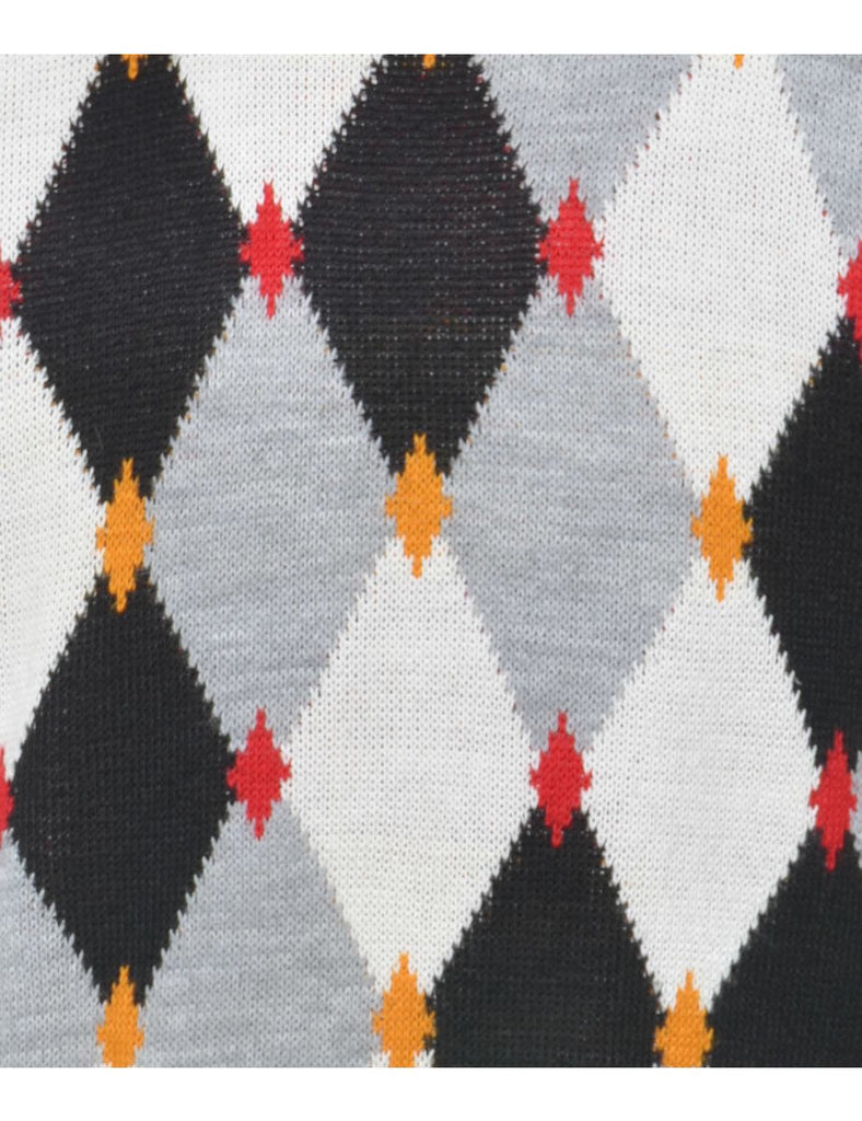 Harlequin Pattern Jumper - S