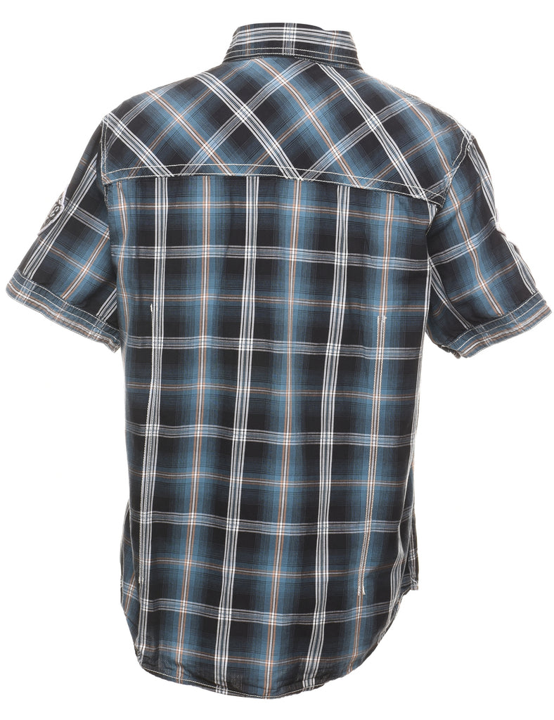 Harley Davidson Checked Western Shirt - L