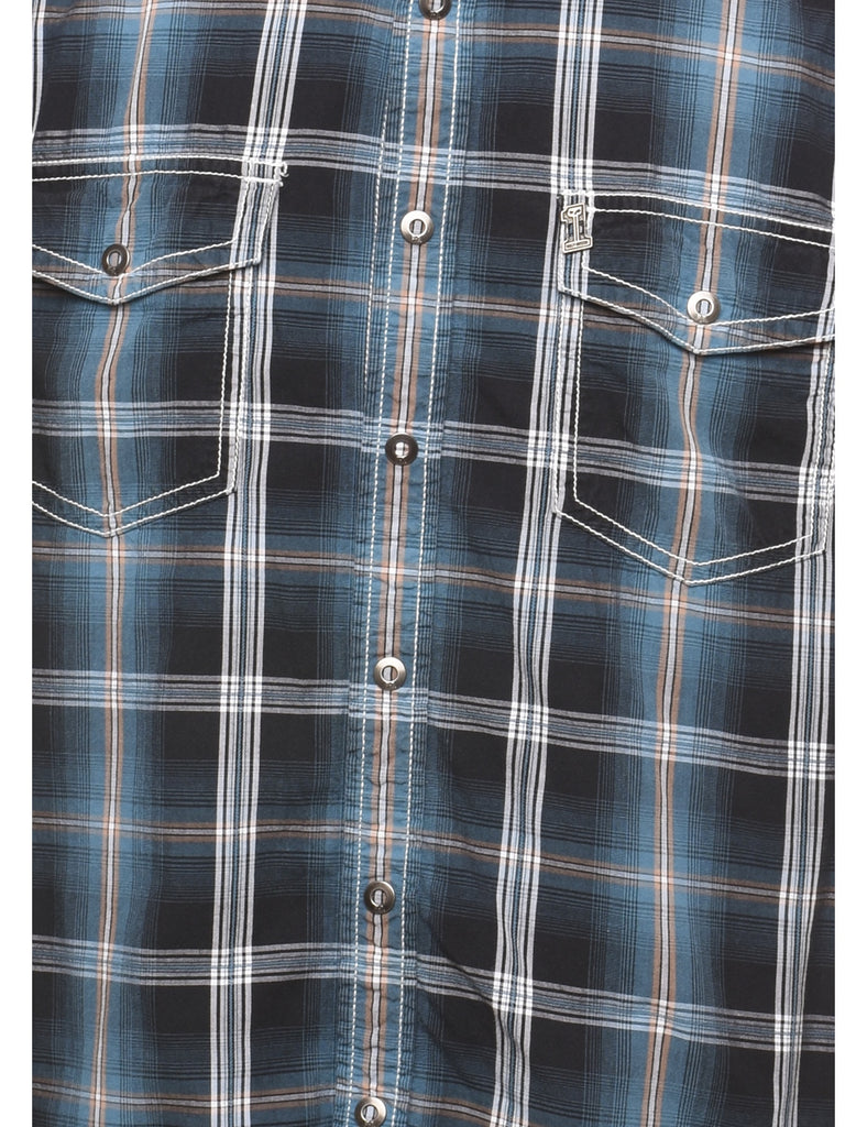 Harley Davidson Checked Western Shirt - L
