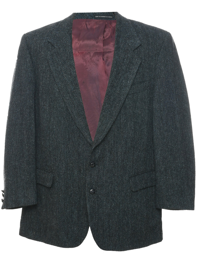 Herringbone Tweed Blazer - XL