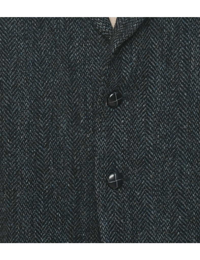 Herringbone Tweed Blazer - XL