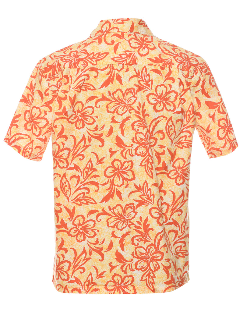 Hibiscus Red Hawaiian Shirt - S