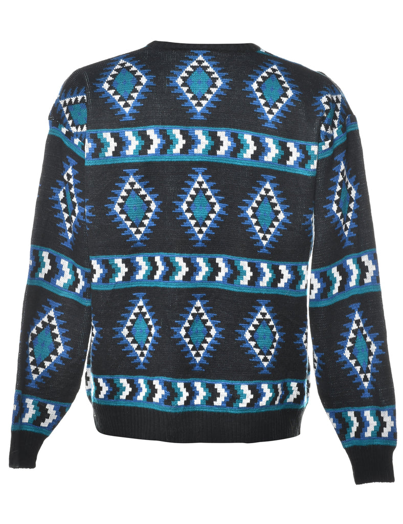 Ikat Print Jumper - L