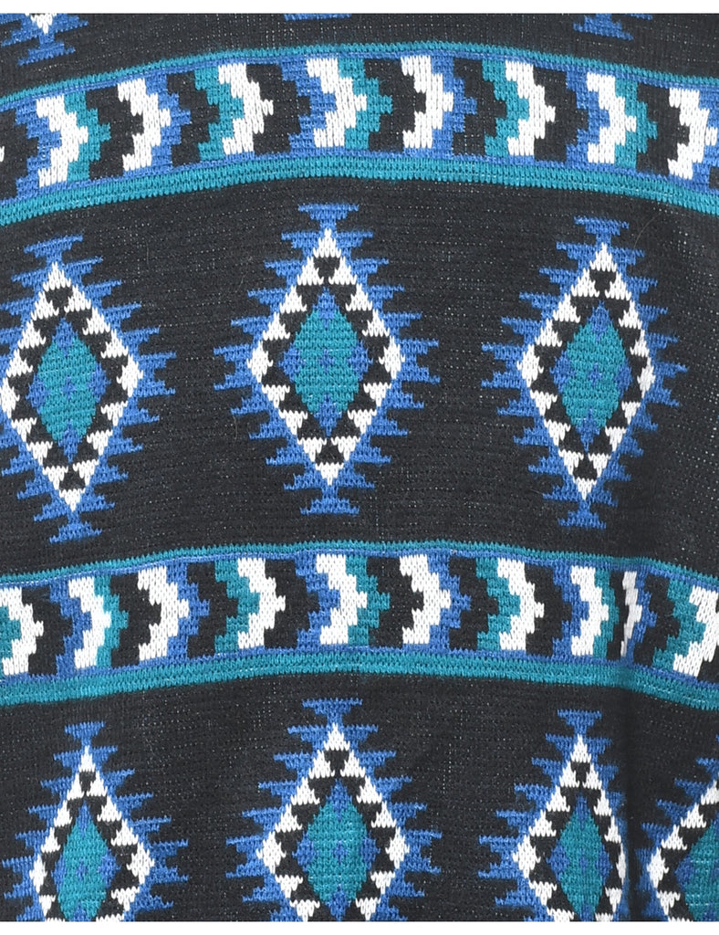 Ikat Print Jumper - L