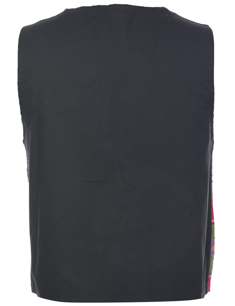 Ikat Print Waistcoat - S