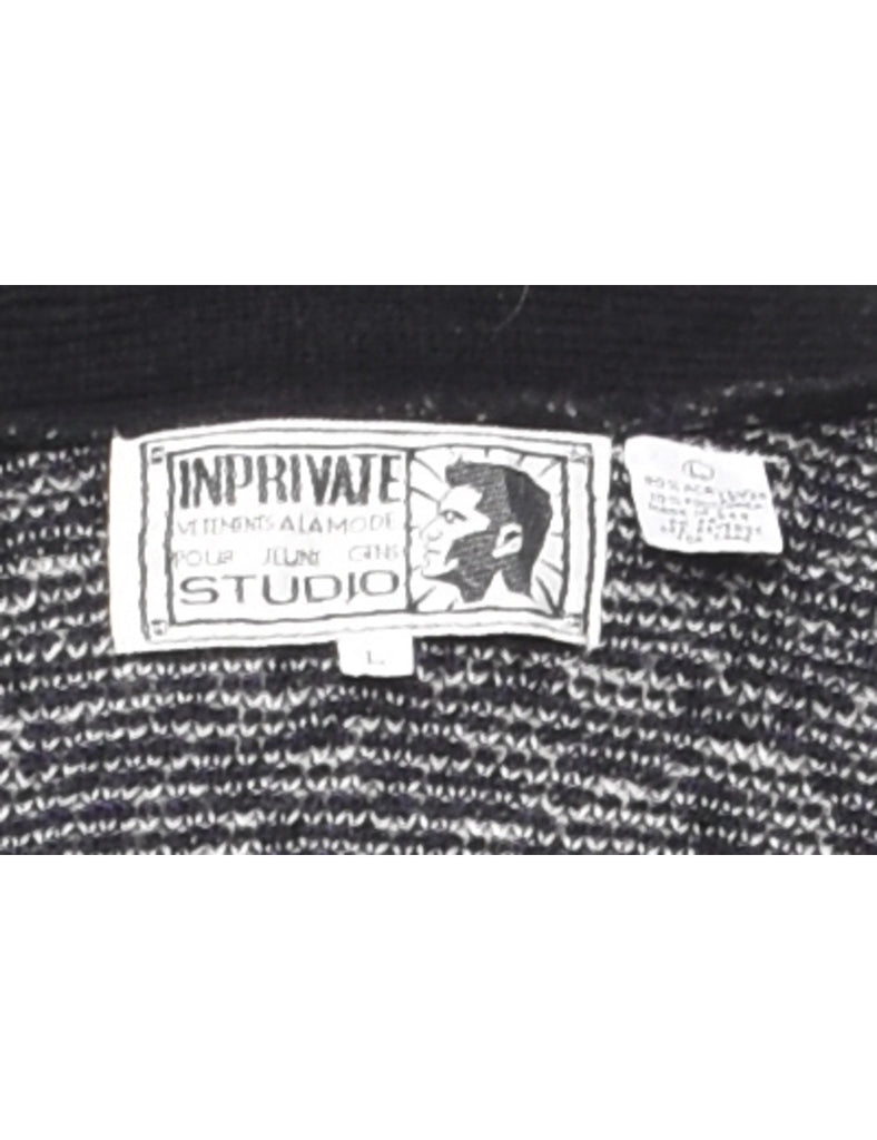 Inprivate Geometric Pattern Cardigan - L