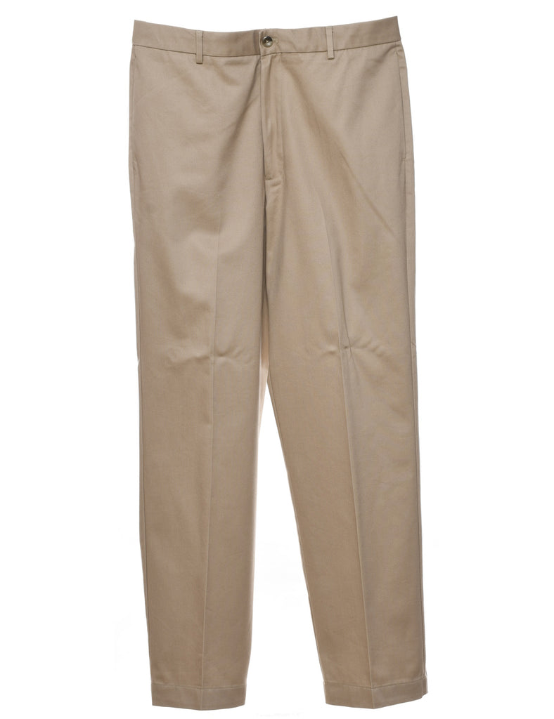 Izod Beige Classic Trousers - W36 L34
