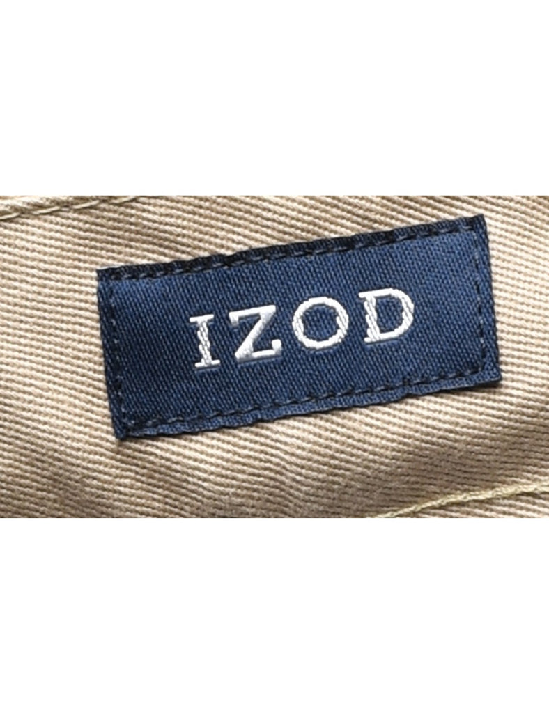 Izod Beige Classic Trousers - W36 L34