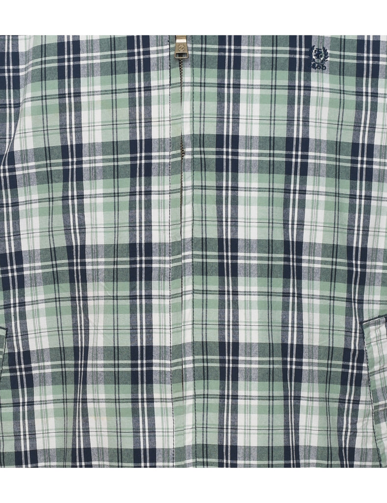 Izod Checked 1990s Jacket - XL