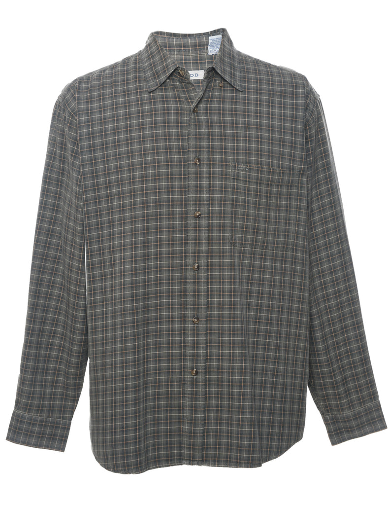 Izod Checked Shirt - L