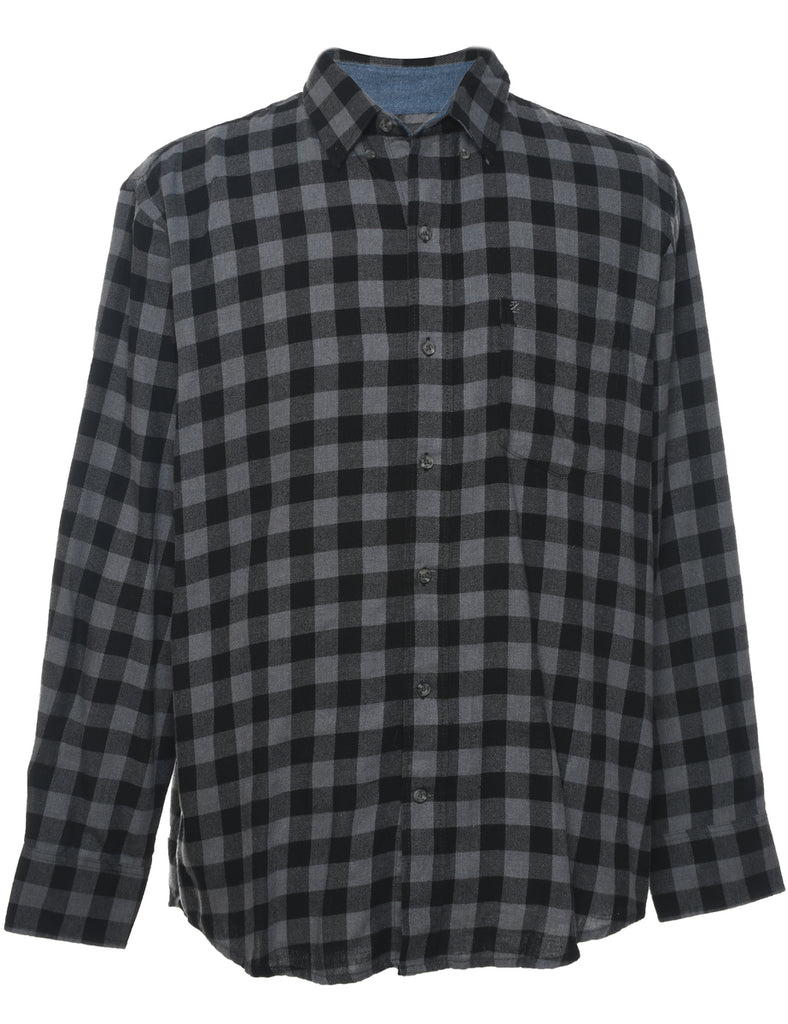 Izod Checked Shirt - L