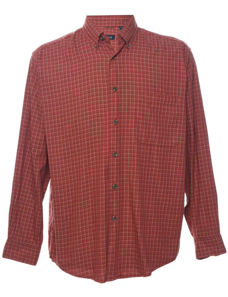 Izod Checked Shirt - M