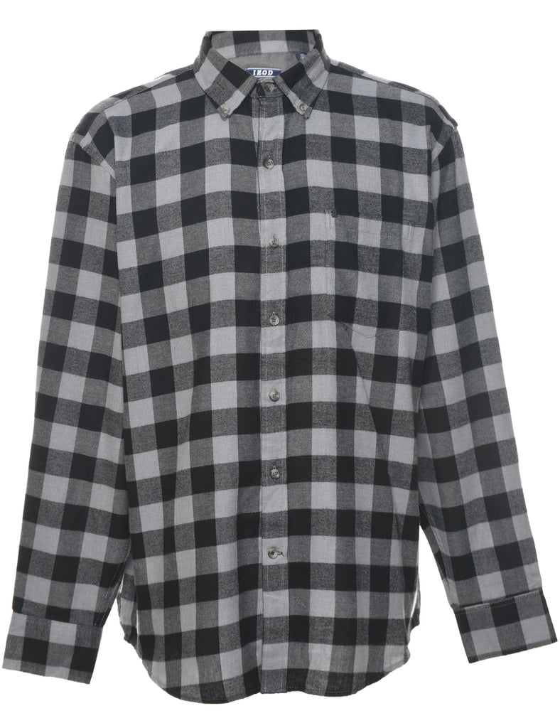 Izod Checked Shirt - L