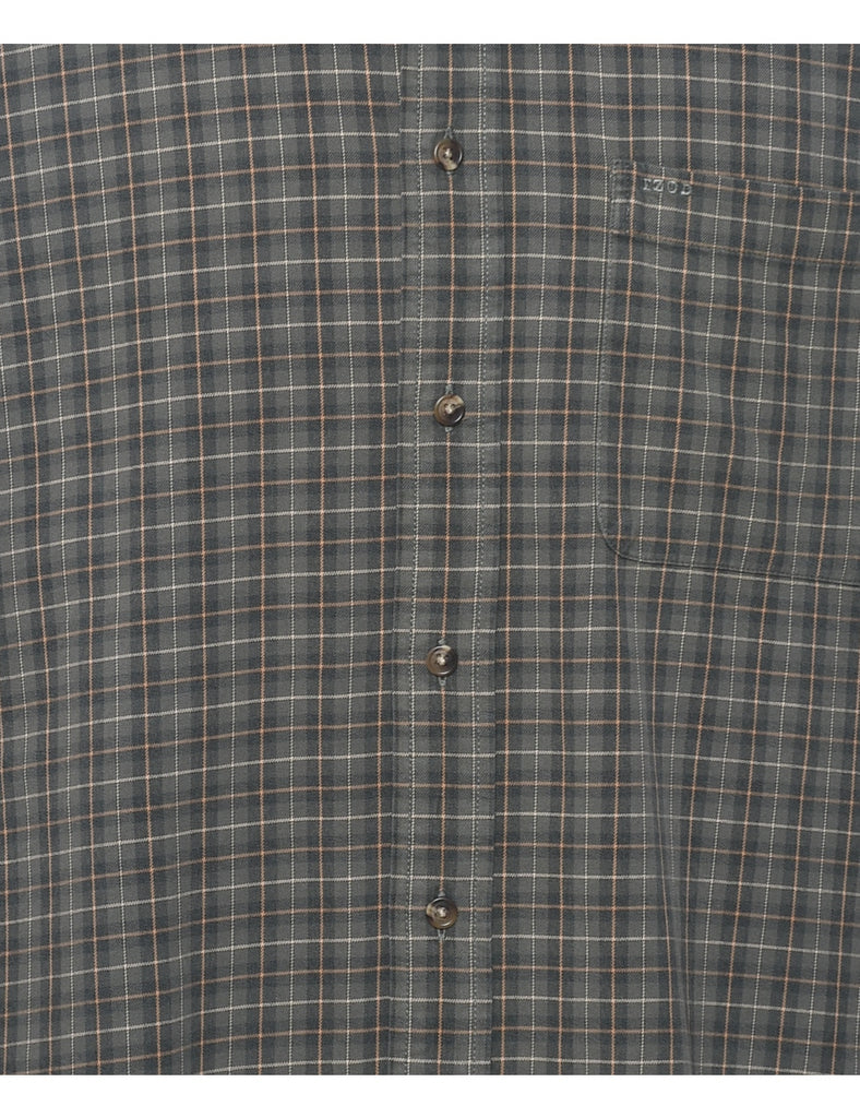 Izod Checked Shirt - L