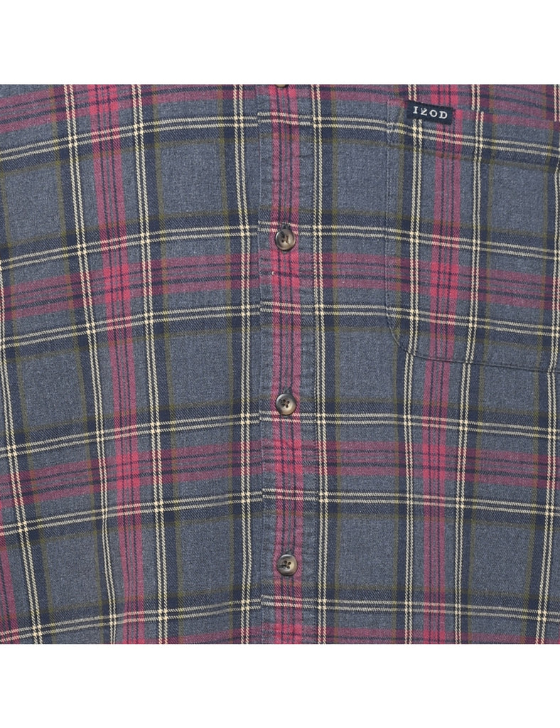 Izod Checked Shirt - L