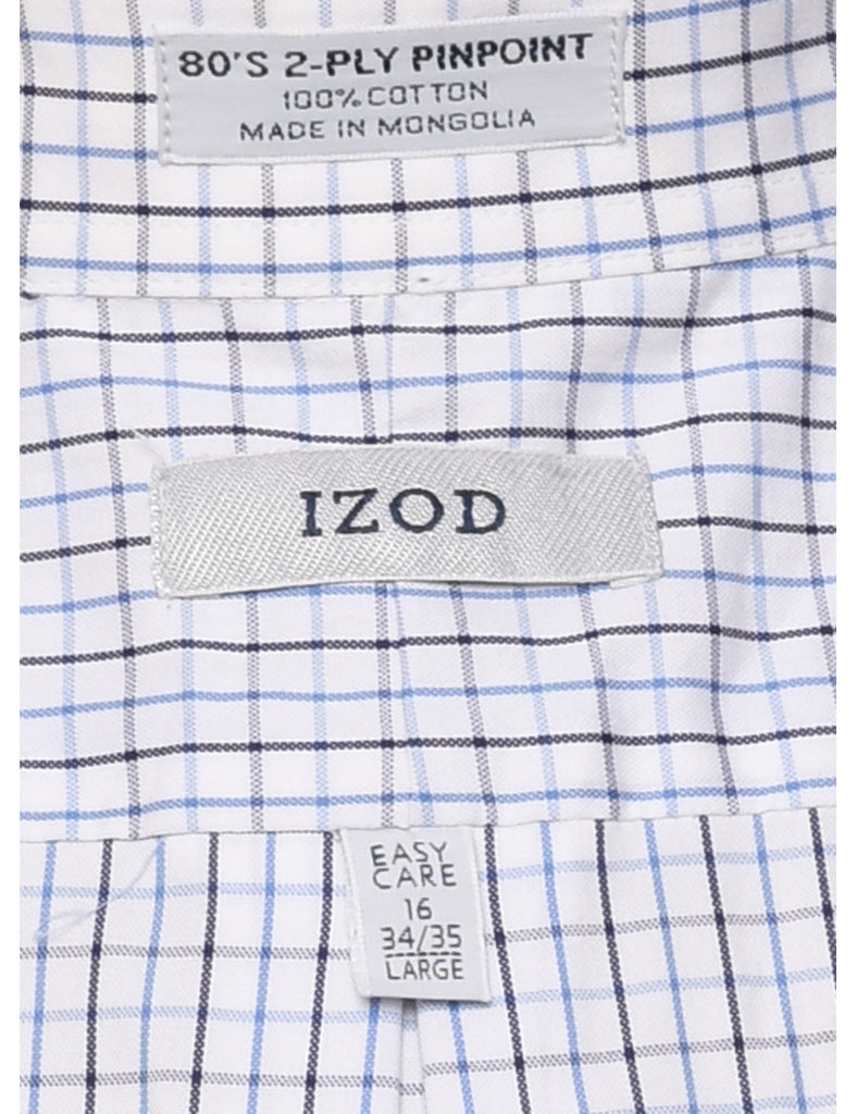 Izod Checked Shirt - L