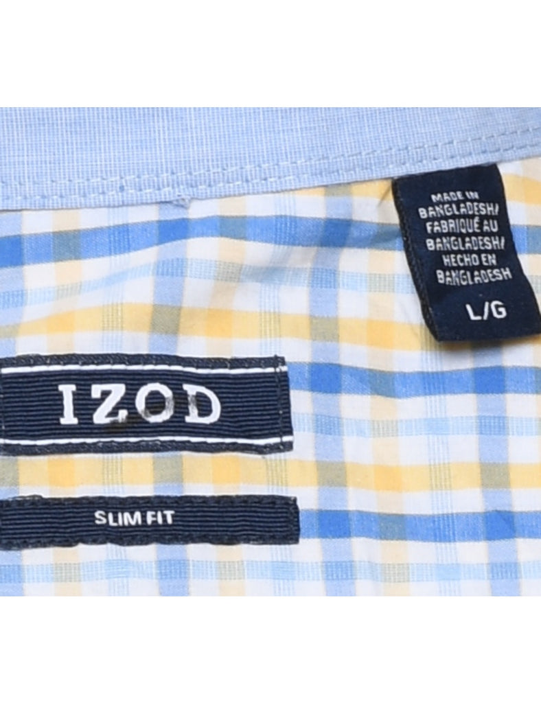 Izod Checked Shirt - L