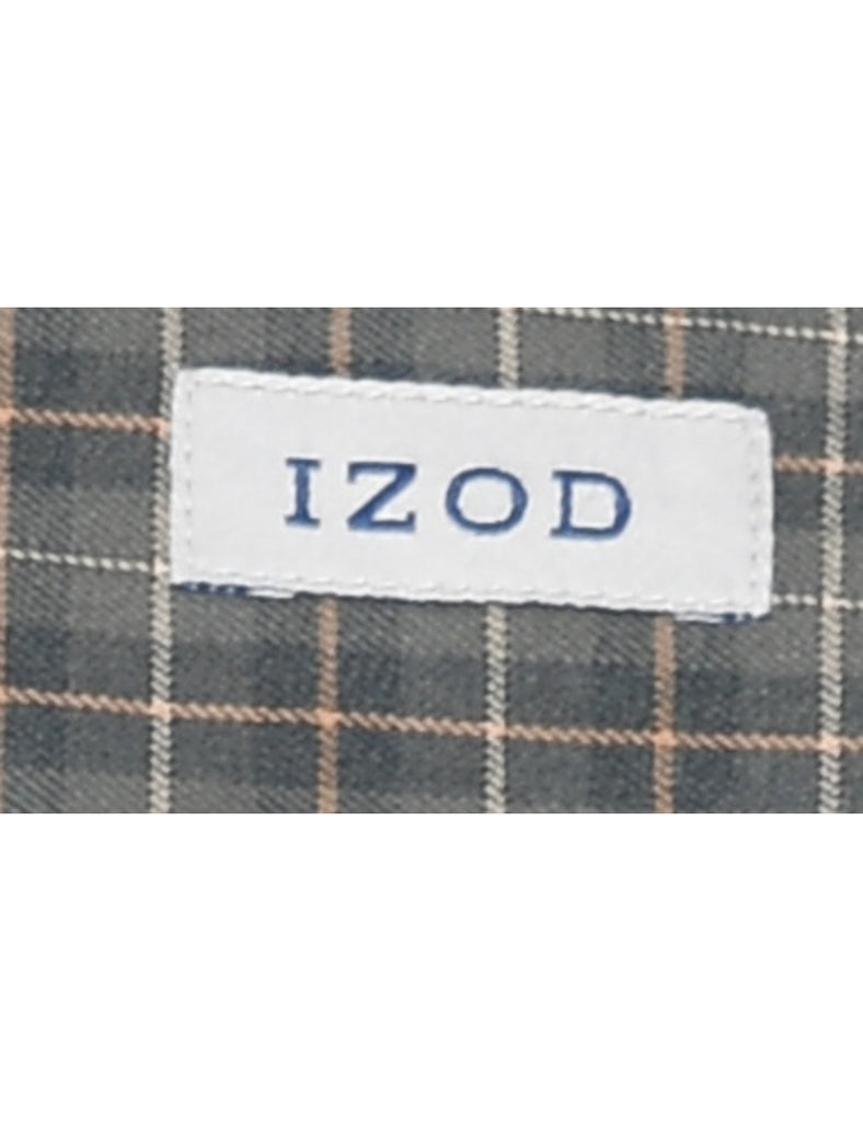 Izod Checked Shirt - L