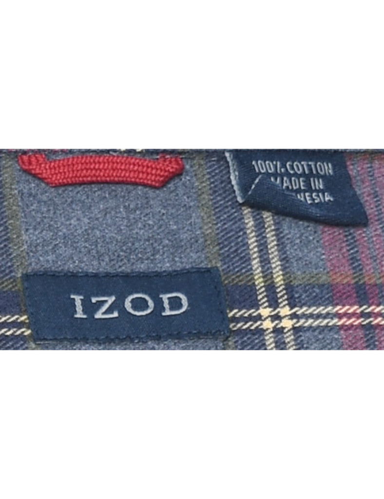 Izod Checked Shirt - L
