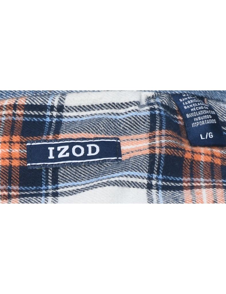 Izod Checked Shirt - L