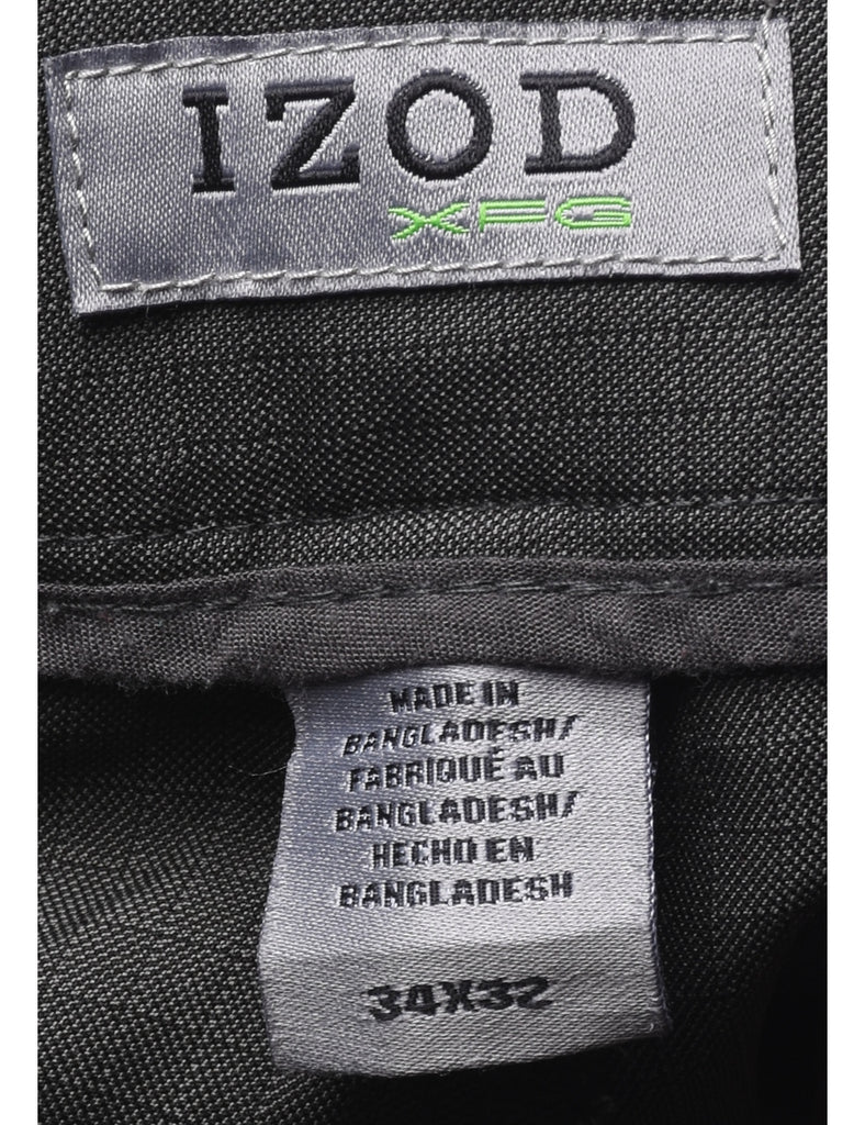 Izod Dark Grey Trousers - W34 L32