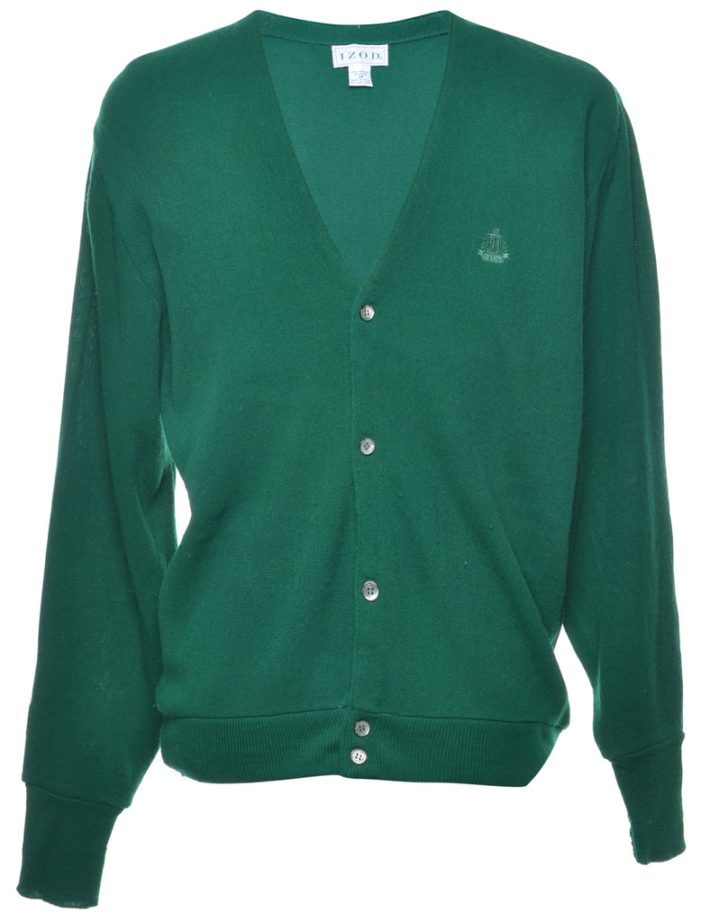 Izod Green Cardigan - M