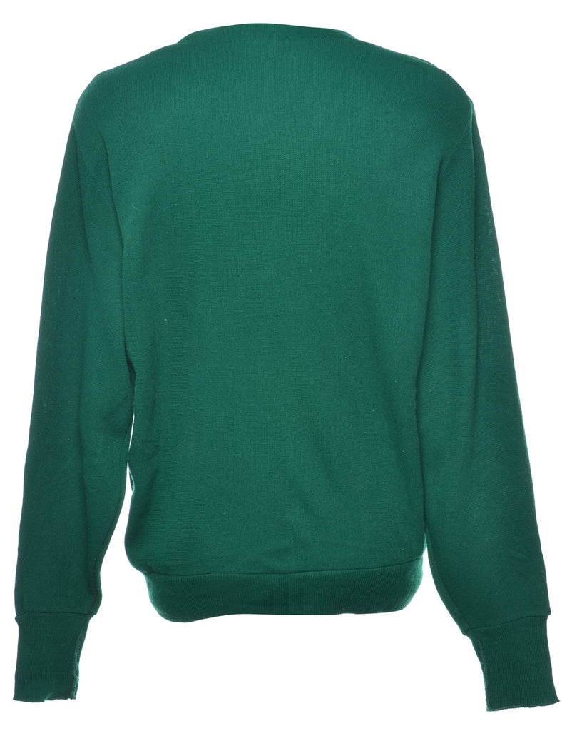 Izod Green Cardigan - M